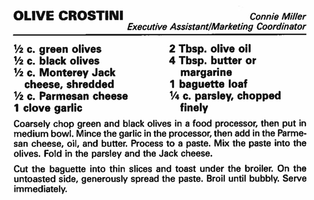 Olive Crostini