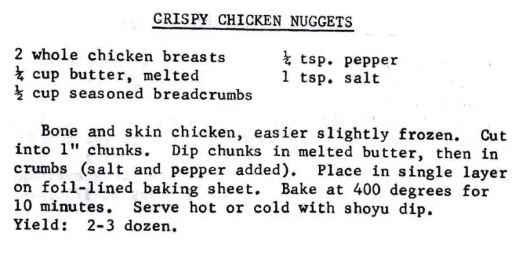 Crispy Chicken Nuggets