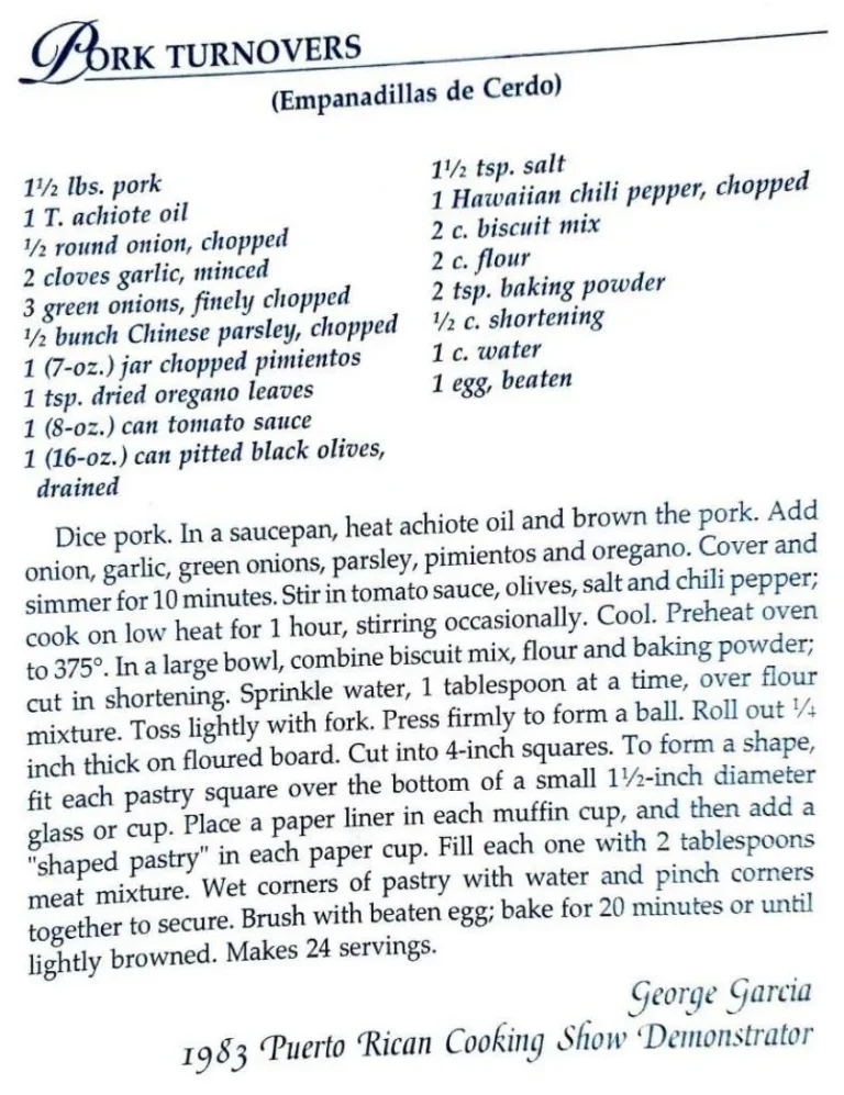 Pork Turnovers (Empanadillas de Cerdo)