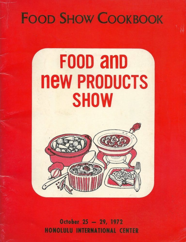 1972: Food and New Products Show Cookbook