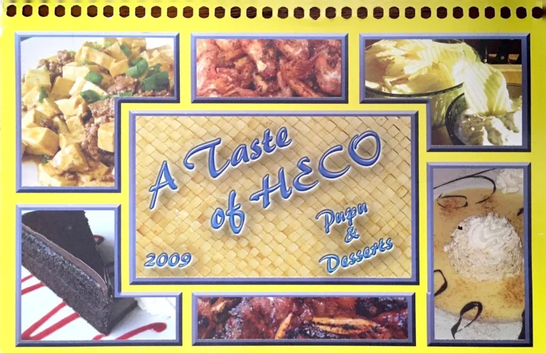 2009: A Taste of HECO – Pupu & Desserts – Hawaiian Electric