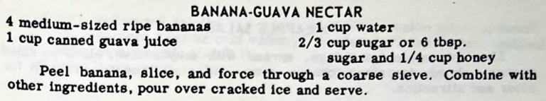 Banana-Guava Nectar