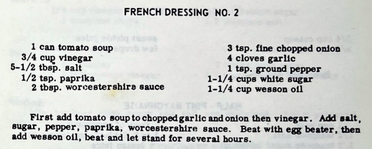 French Dressing