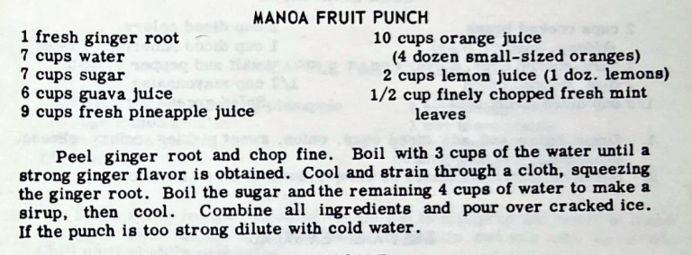 Manoa Fruit Punch