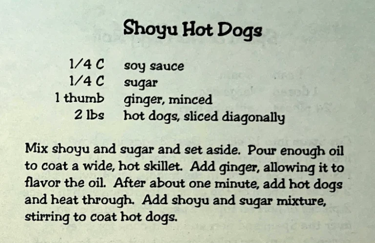 Shoyu Hot Dogs