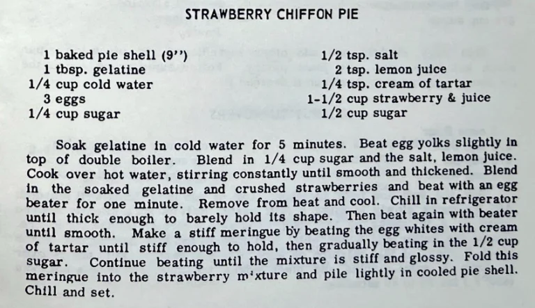 Strawberry Chiffon Cake