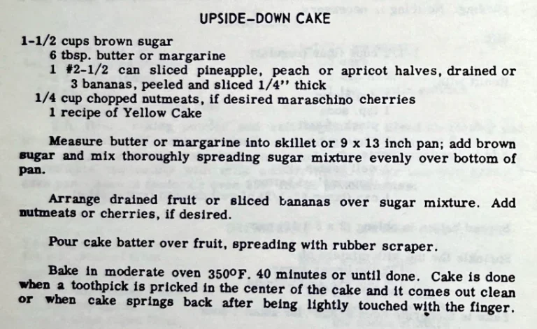 Upside-Down  Cake