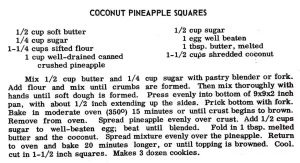 Oatmeal Date Squares