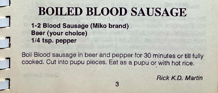 BOILED BLOOD SAUSAGE