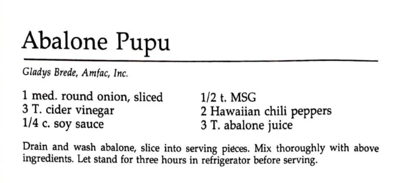 Abalone Pupu