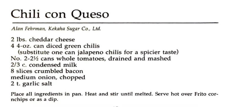 Chili con Queso