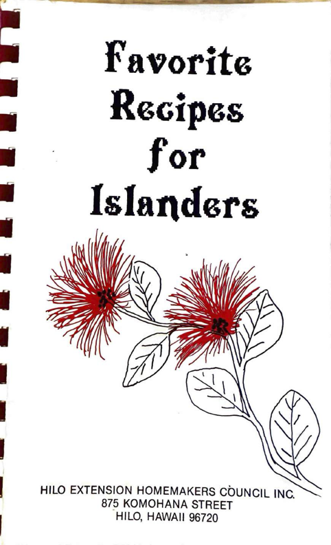 Favorite Recipes for Islanders (Hilo County Home Demonstration Council, 1989)